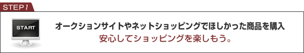 オークションサイトやネットショッピングでほしかった商品を購入